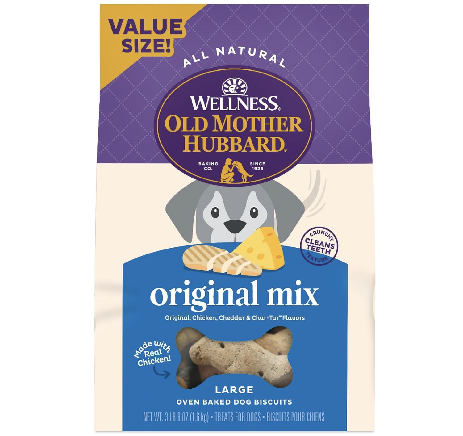 Old Mother Hubbard Dog Biscuits Original Mix Large 3.5lb