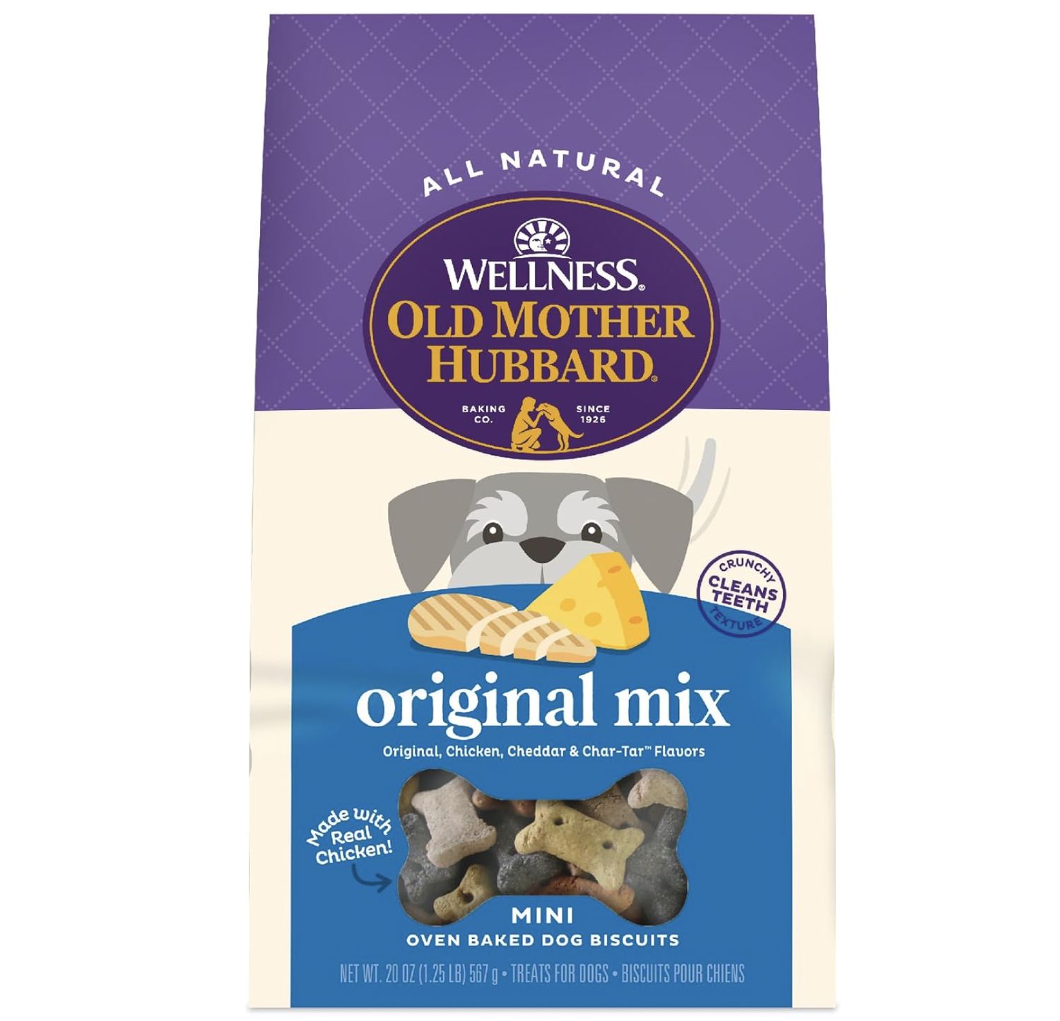 Old Mother Hubbard Dog Biscuits Original Mix Mini, Size: 20oz