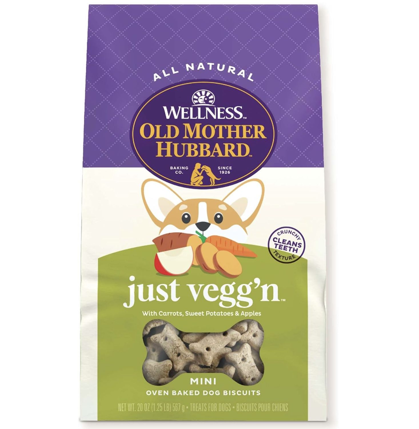 Old Mother Hubbard Dog Biscuits Just Vegg&#39;n Mini 20oz