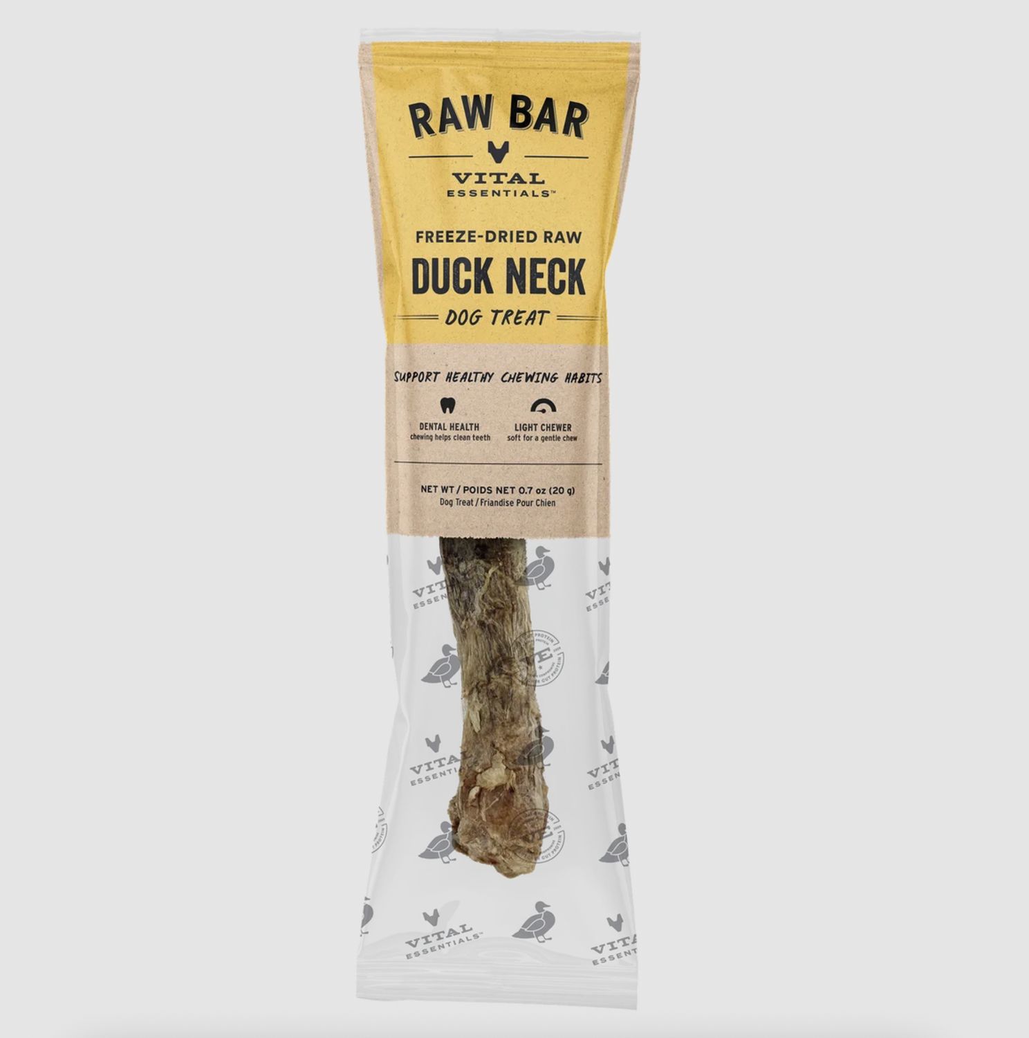 Vital Essentials Dog Freeze Dried Duck Necks
