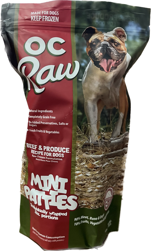 OC Raw Dog Frozen Beef