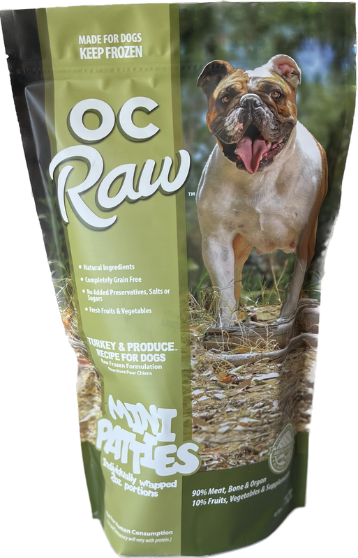 OC Raw Dog Frozen Turkey