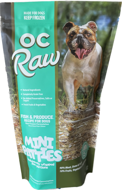 OC Raw Dog Frozen Fish