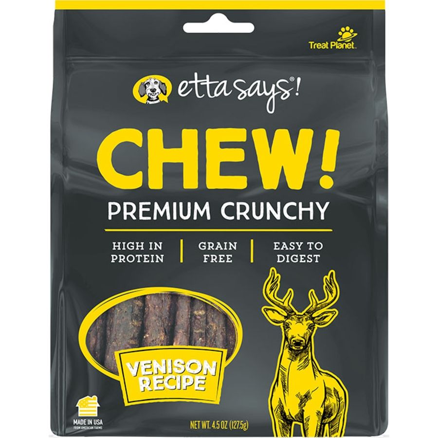 Etta Says Dog Premium Crunchy Venison Chew 4.5oz
