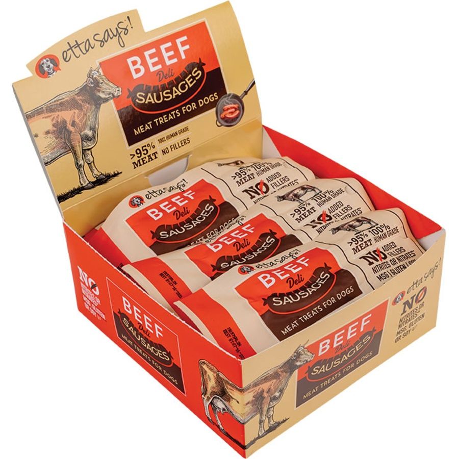 Etta Says Dog Sausage Link Beef 1.25oz