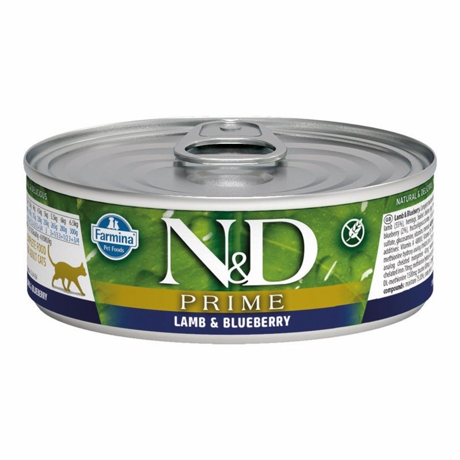 Farmina Cat Can Prime Lamb &amp; Blueberry, Size: Single 2.5oz