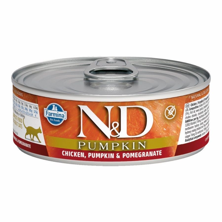 Farmina Cat Can Pumpkin Chicken &amp; Pomegranate, Size: Single 2.5oz