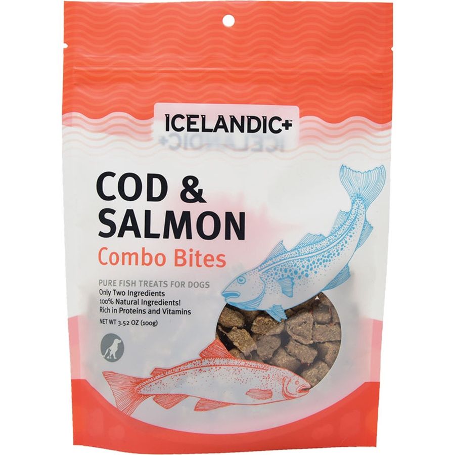 Icelandic Dog Combo Bites Cod &amp; Salmon 3oz