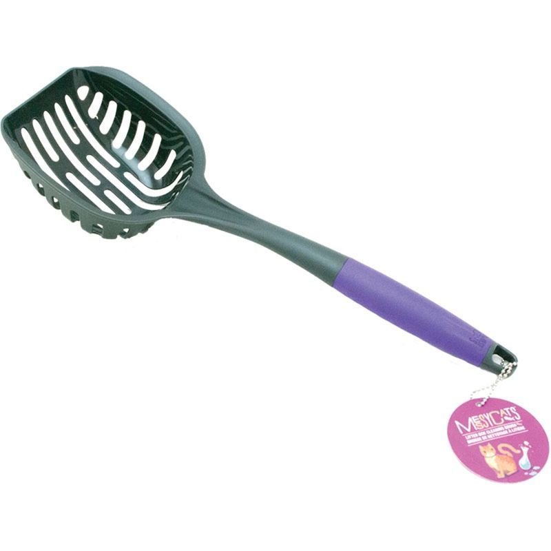 Messy Mutts Cat Litter Scoop Purple Extra Large