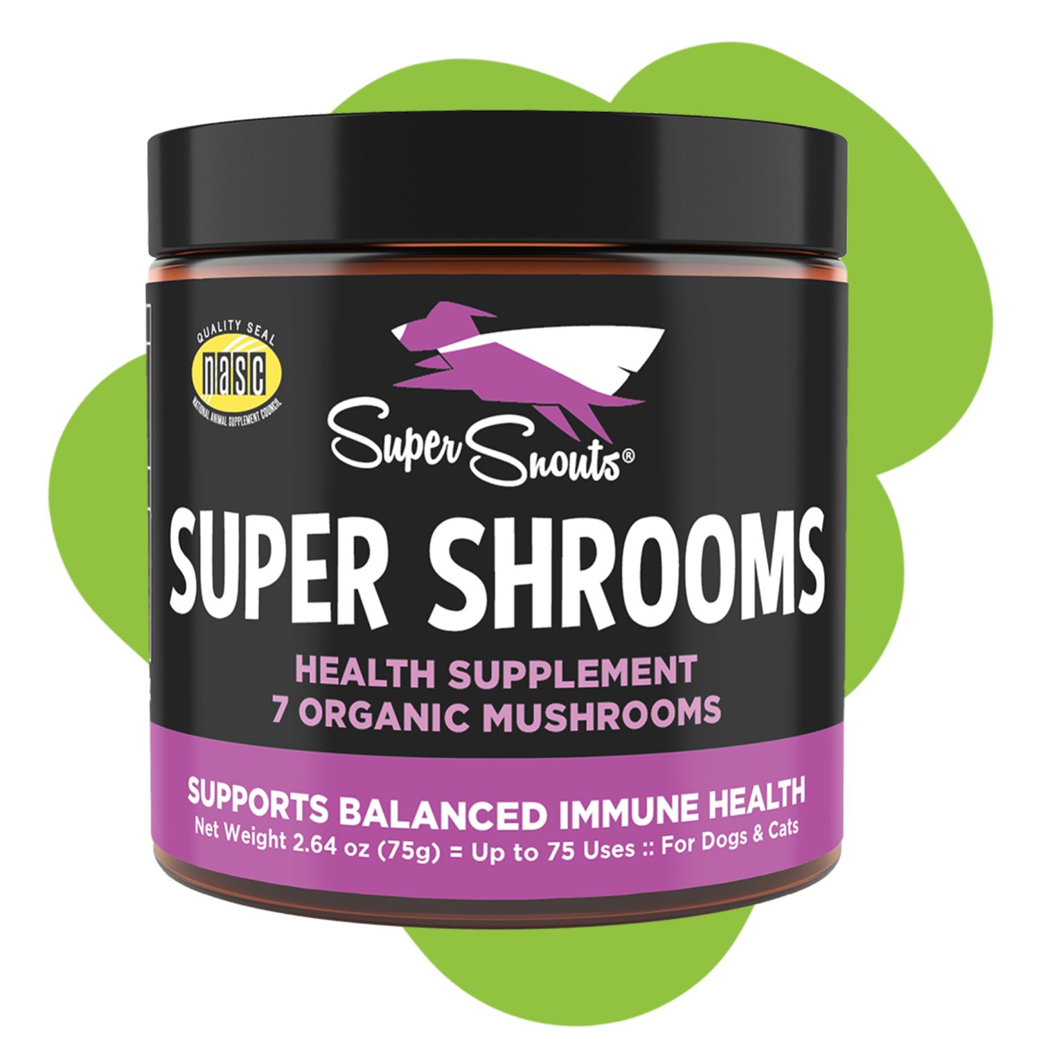 Super Snouts Dog &amp; Cat Super Shroom Powder 2.64oz