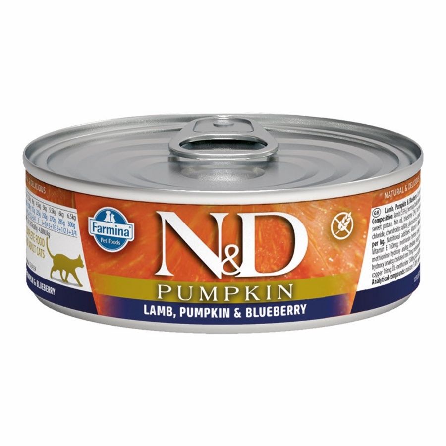 Farmina Cat Can Pumpkin Lamb &amp; Blueberry, Size: Single 2.5oz