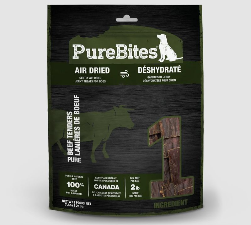 PureBites Dog Jerky Beef 7.5oz