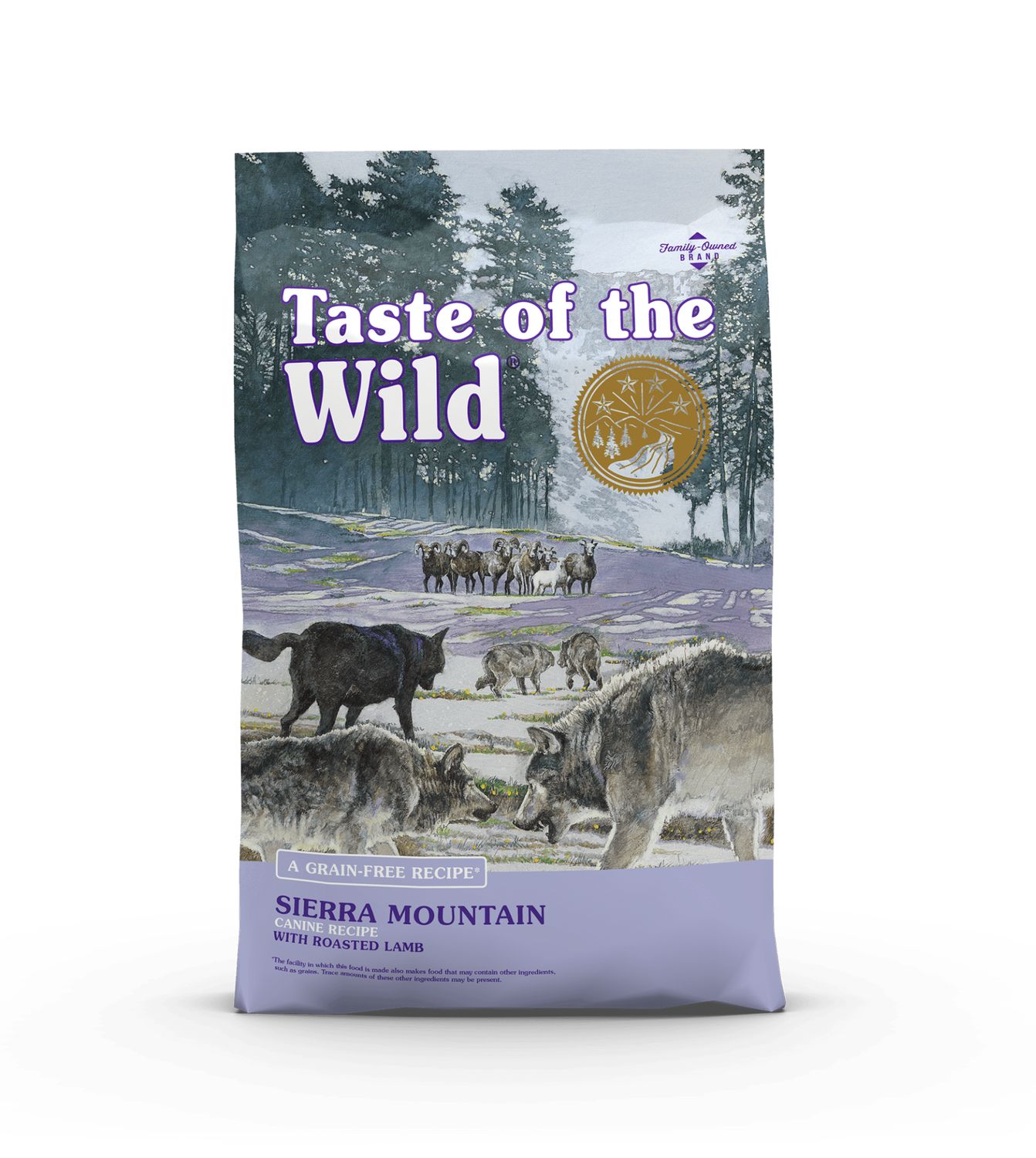 Taste of the Wild Dog Grain Free Sierra Mountain Lamb, Size: 5lb