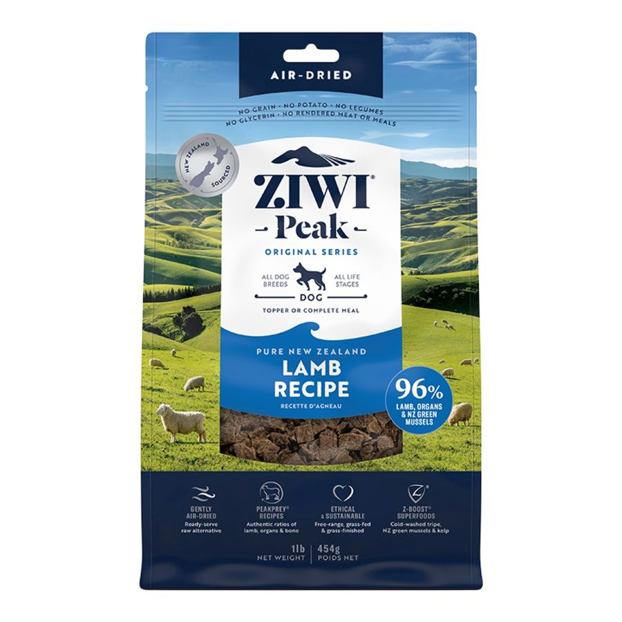 Ziwi Peak Dog Air Dried Lamb, Size: 1lb