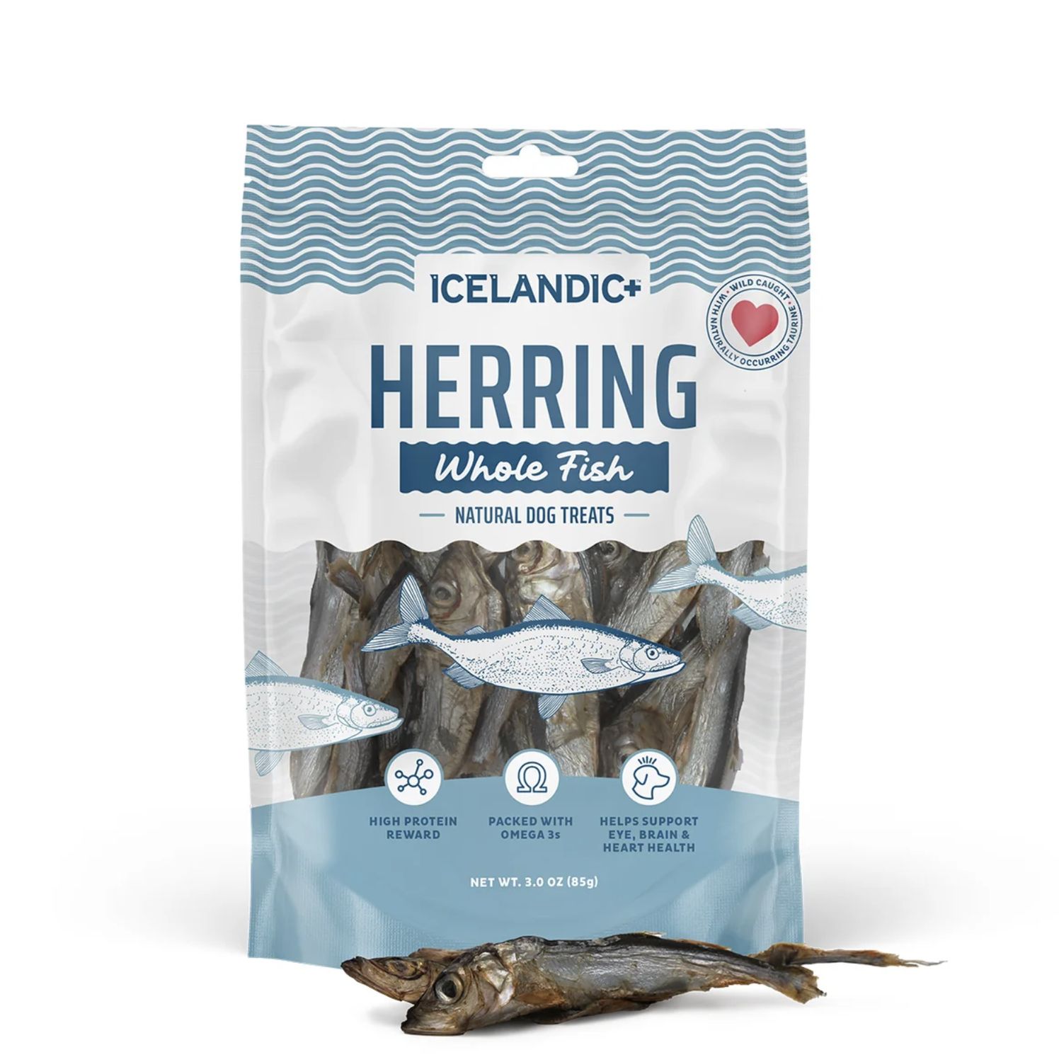 Icelandic Dog Whole Fish Herring 3oz