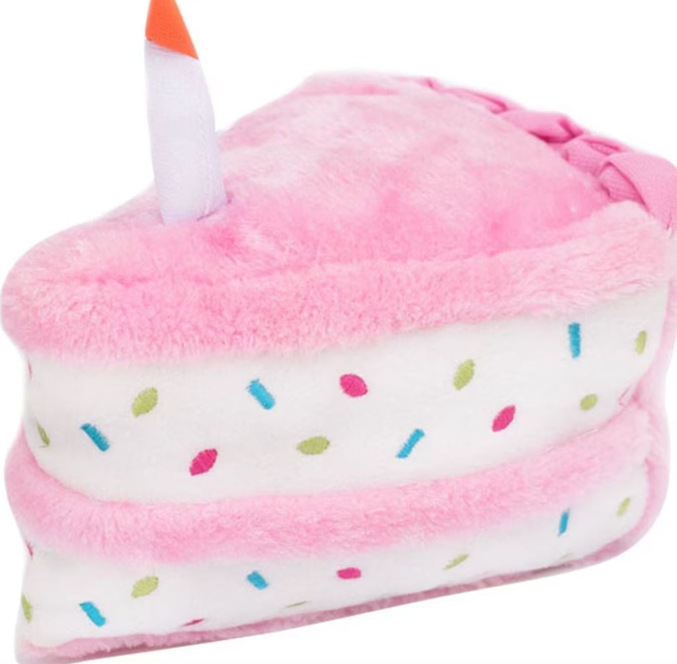 ZippyPaws Dog Birthday Cake Pink Medium