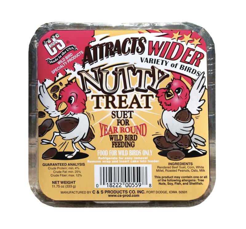 C&amp;S Treat Suet Nutty 11.75oz