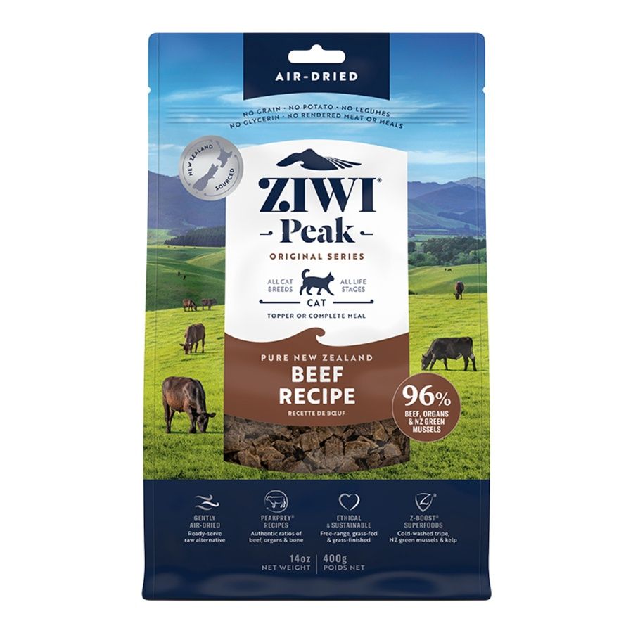 Ziwi Peak Cat Air Dried Beef, Size: 14oz