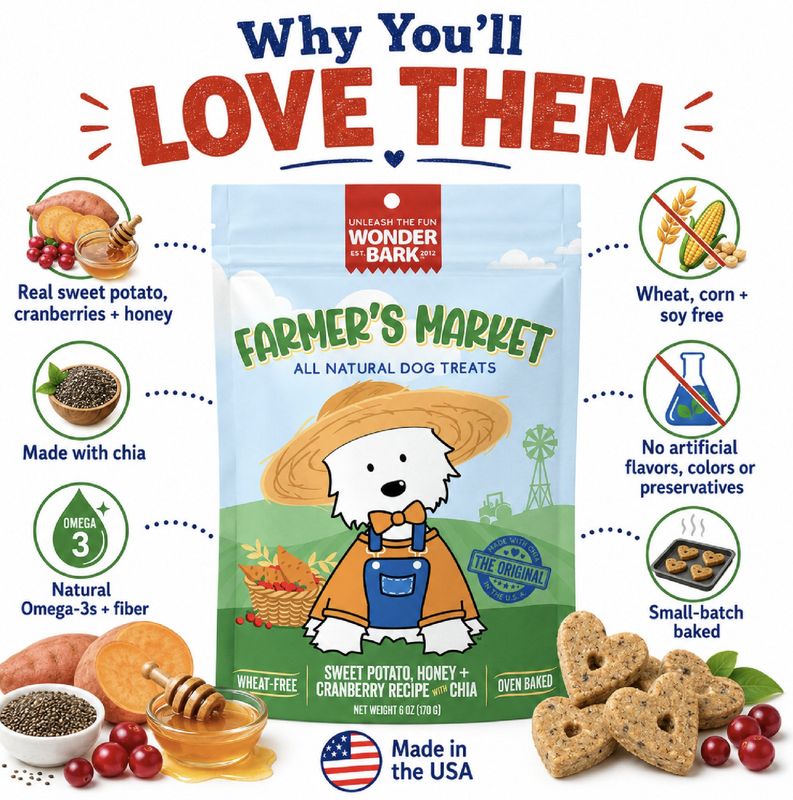 Wonder Bark Dog Farmer's Market Treats