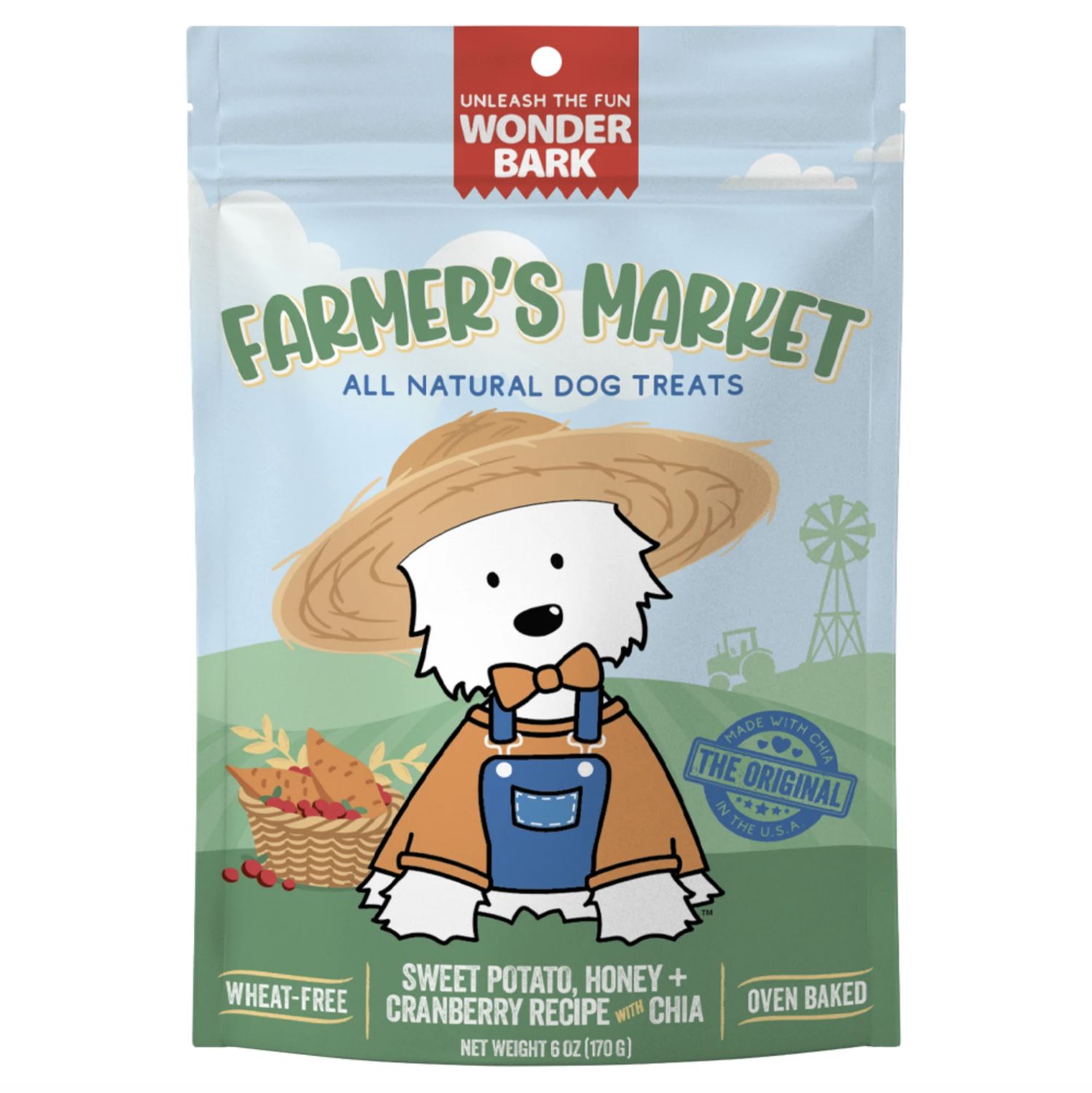 Wonder Bark Dog Farmer's Market Treats, Size: 6oz
