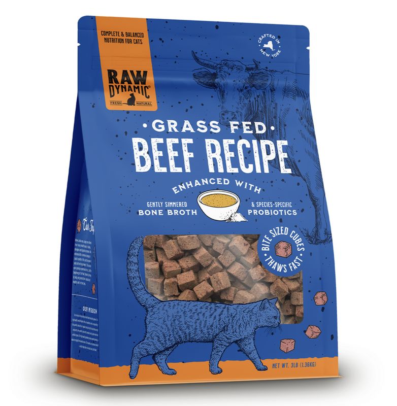 Raw Dynamic Cat Frozen Beef 3lb