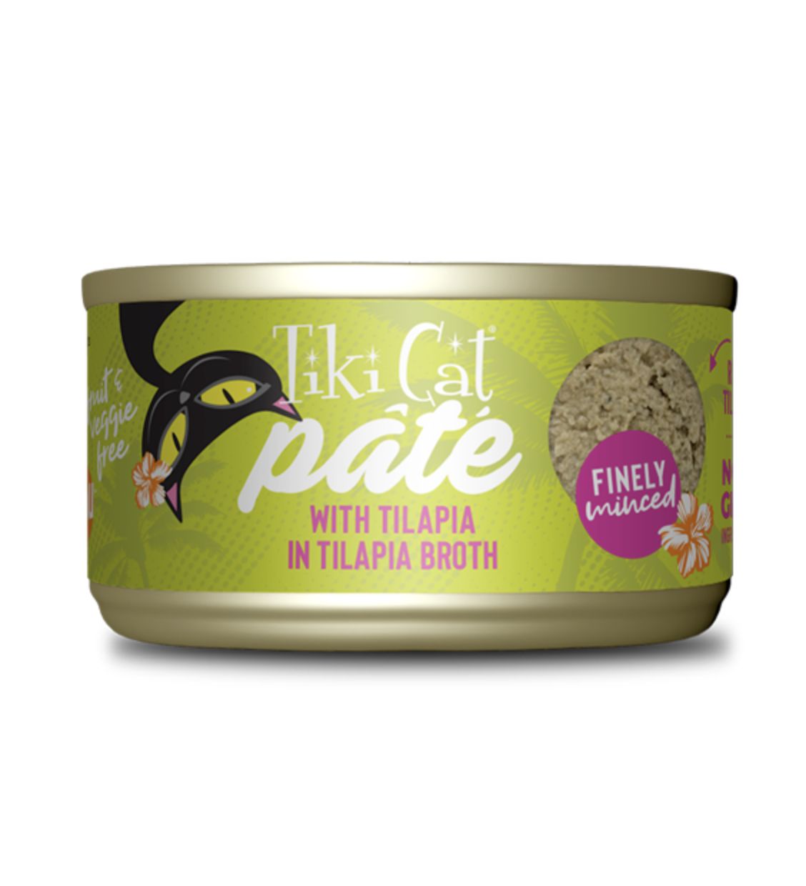 Tiki Cat Pate Tilapia in Broth 2.8oz