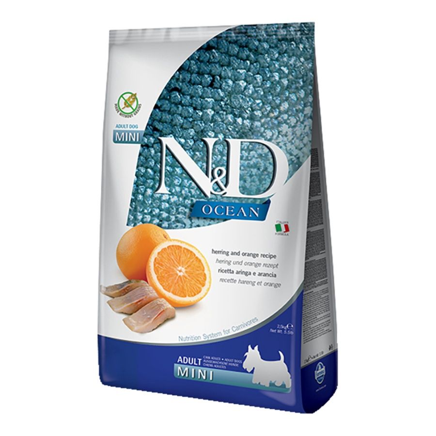 Farmina Dog Ocean Herring &amp; Orange, Dog Size: Mini, Size: 5.5lb