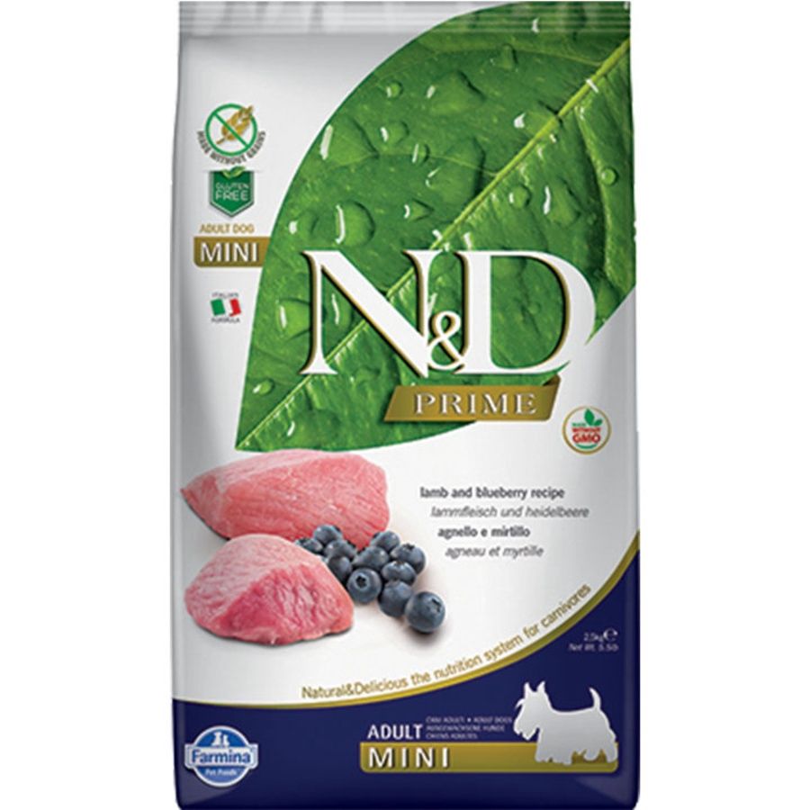 Farmina Dog Prime Lamb &amp; Blueberry, Dog Size: Mini, Size: 5.5lb