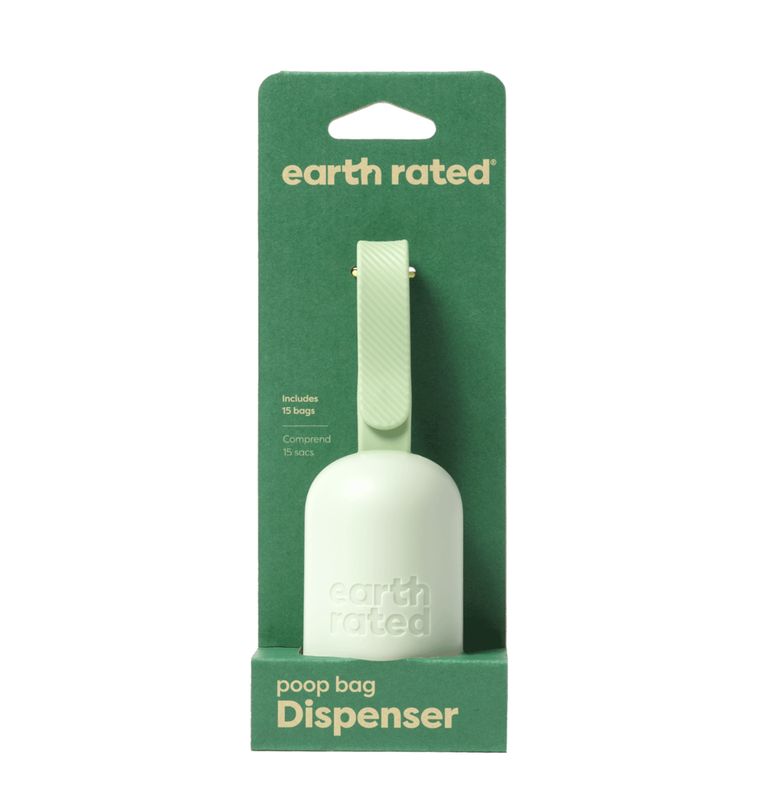 Earth Rated Dog Poop Bag Dispenser with 15 Bags