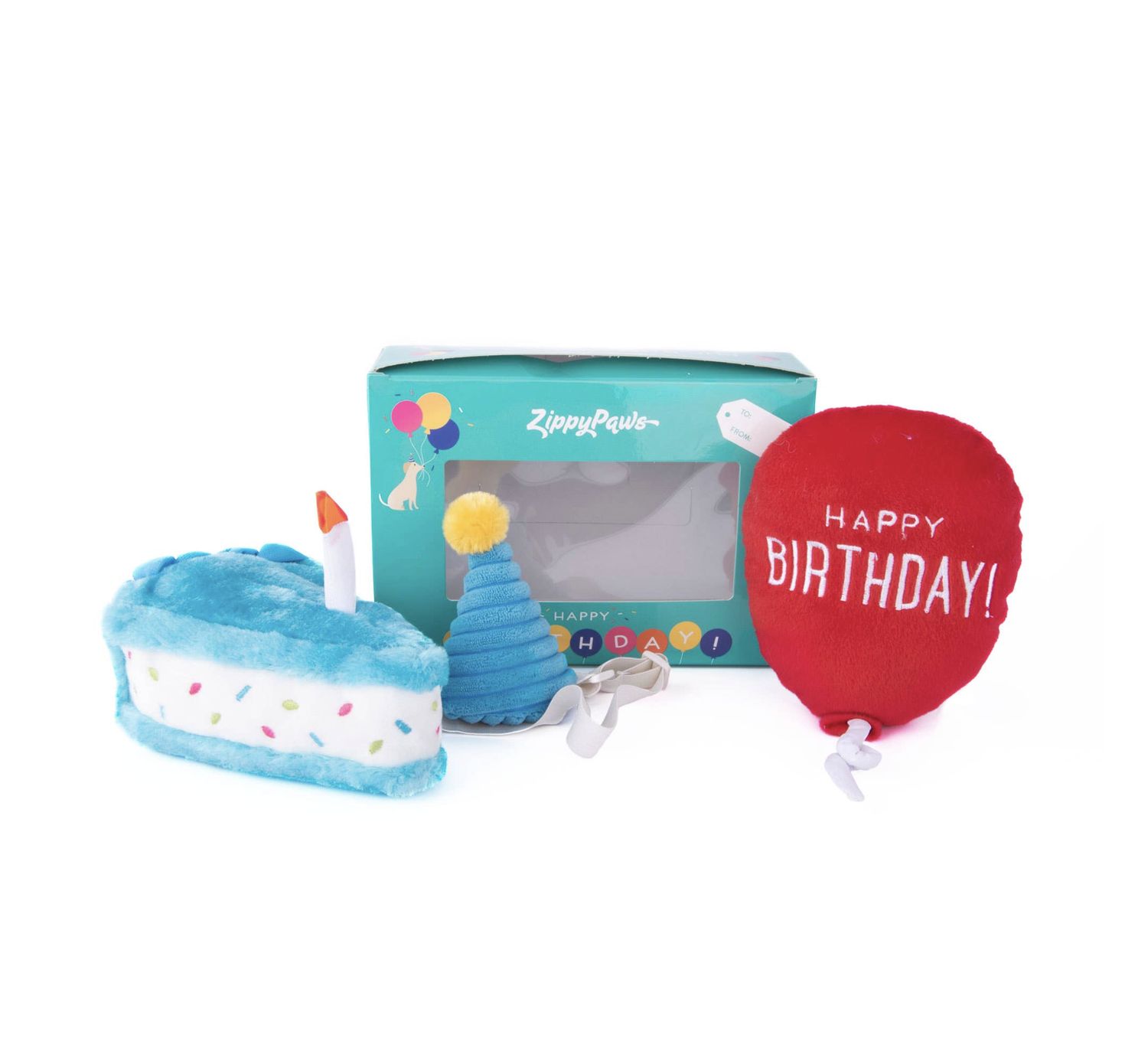 ZippyPaws Dog Birthday Boy Box Medium