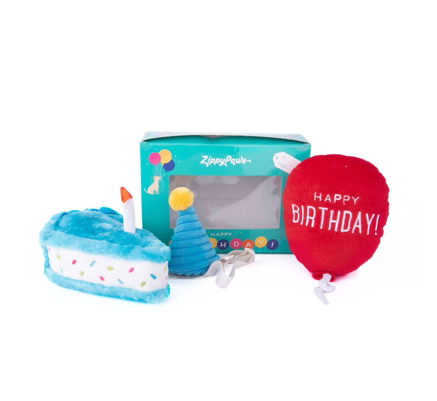 ZippyPaws Dog Birthday Boy Box Medium