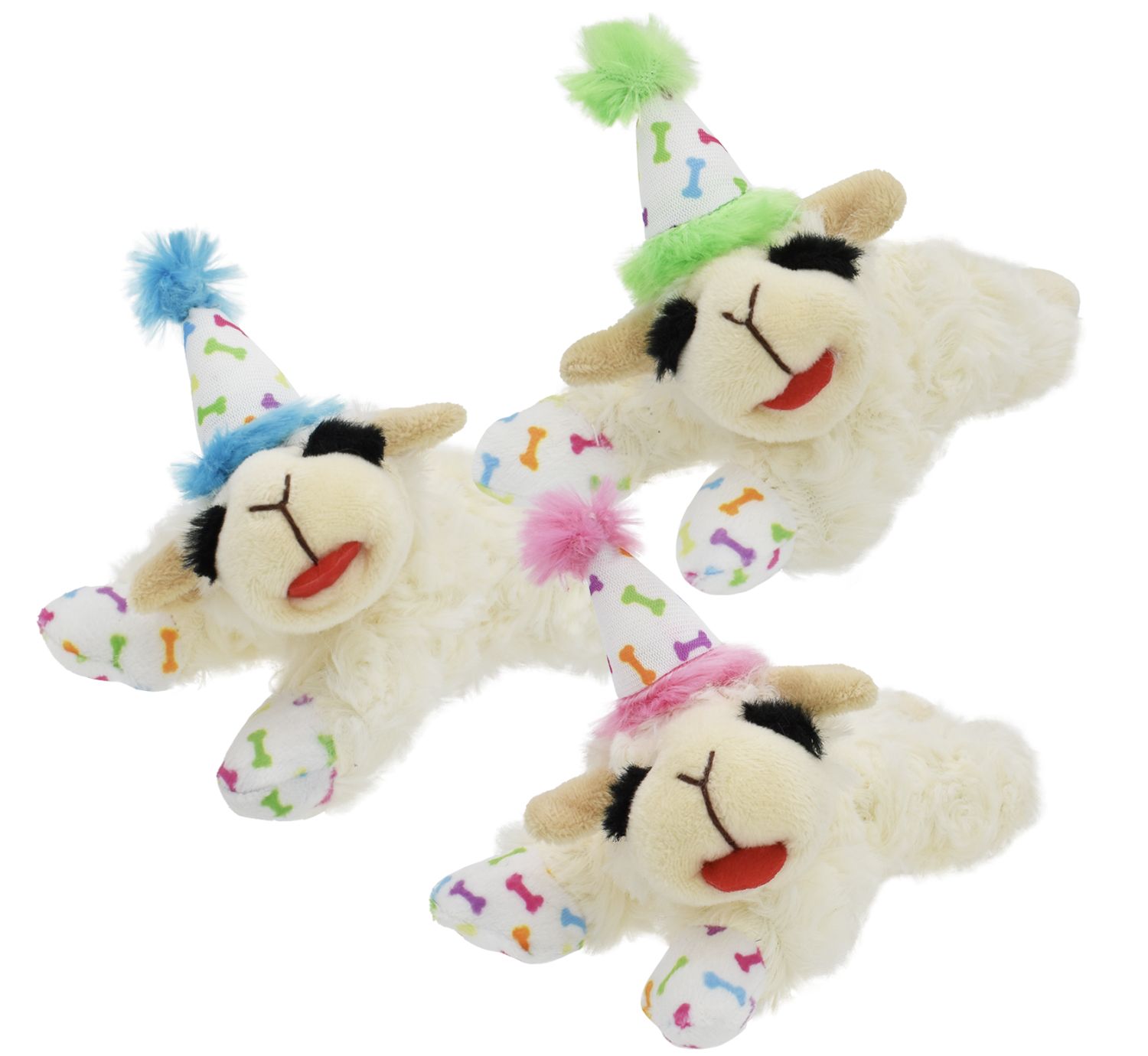 Multipet Dog Lamb Chop Birthday 10.5inch Assorted