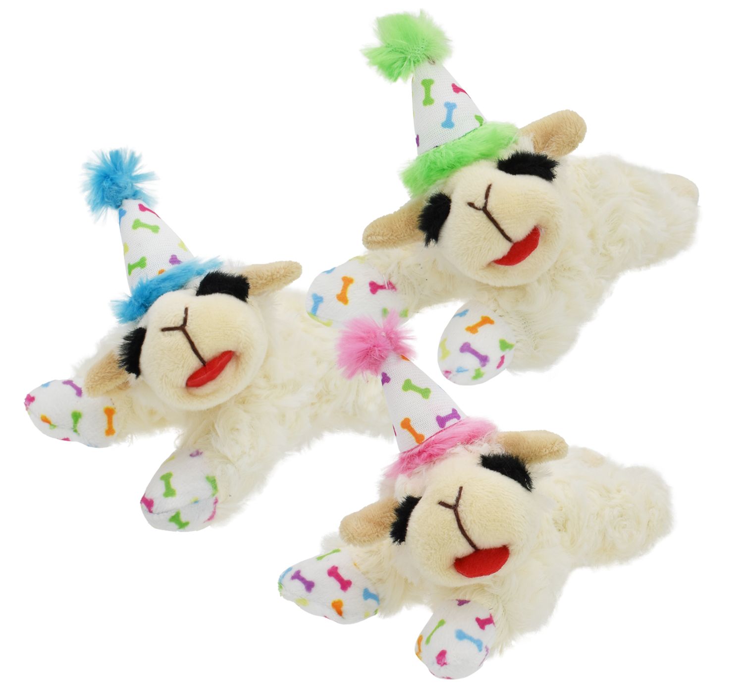 Multipet Dog Lamb Chop Birthday 10.5inch Assorted