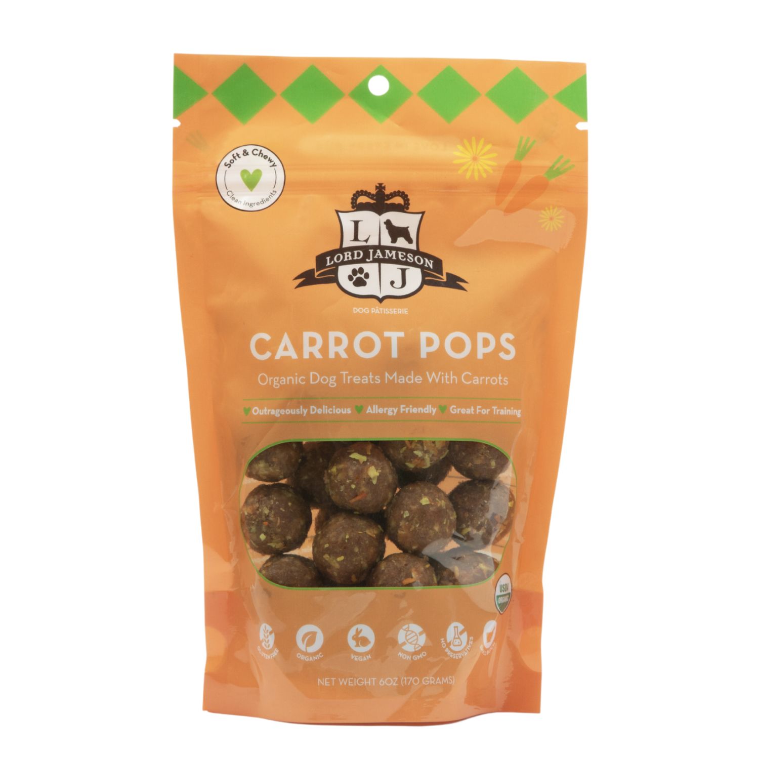 Lord Jameson Dog Carrot Pops 6oz