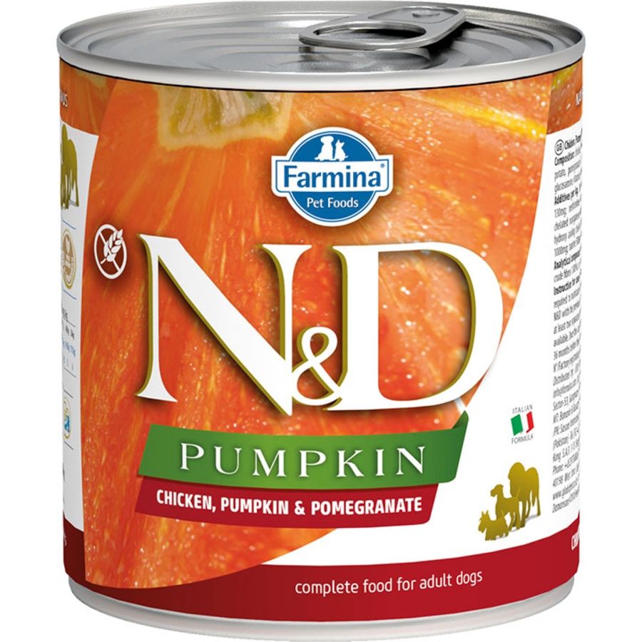 Farmina Dog Can Pumpkin Chicken Pomegranate, Size: Single 10oz