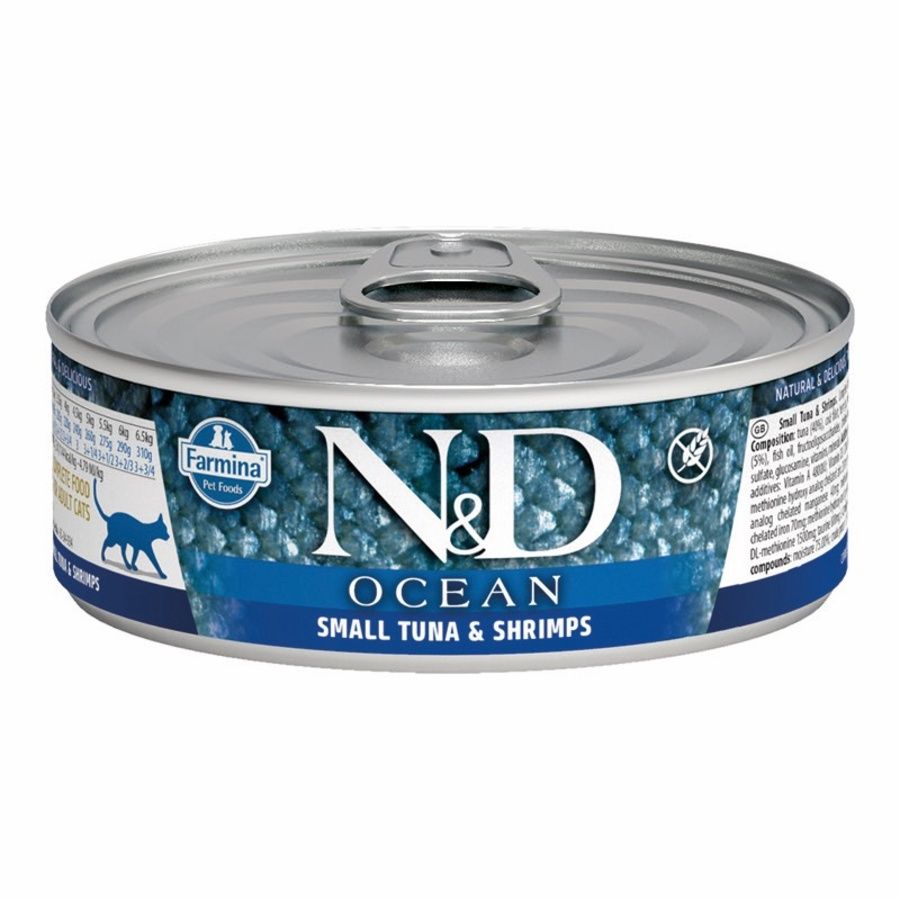 Farmina Cat Can Ocean Tuna &amp; Shrimp 2.5oz, Size: Single 2.5oz