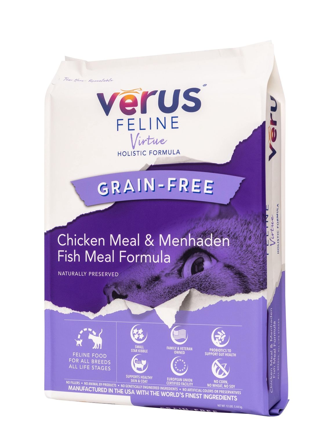 Verus Cat Grain Free Chicken &amp; Fish, Size: 4lb