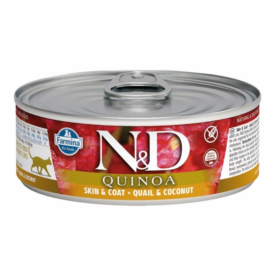 Farmina Cat Can Quinoa Quail &amp; Coconut, Size: Single 2.8oz