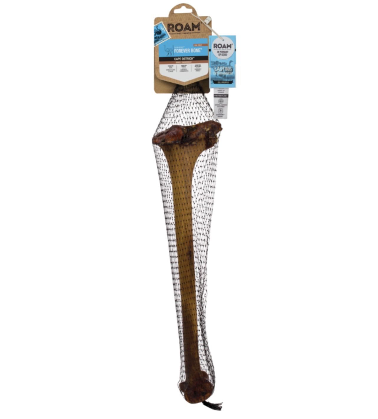 Roam Dog Forever Bone Ostrich 1pk