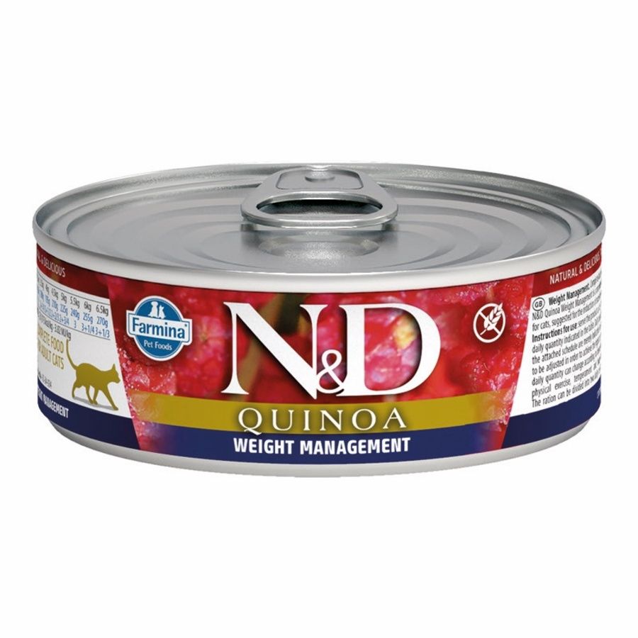 Farmina Cat Can Quinoa Weight Management Lamb, Size: Single 2.8oz