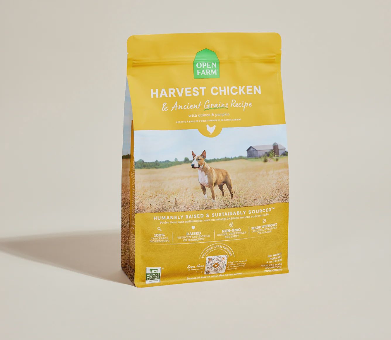Open Farm Dog Ancient Grains Chicken, Size: 4lb