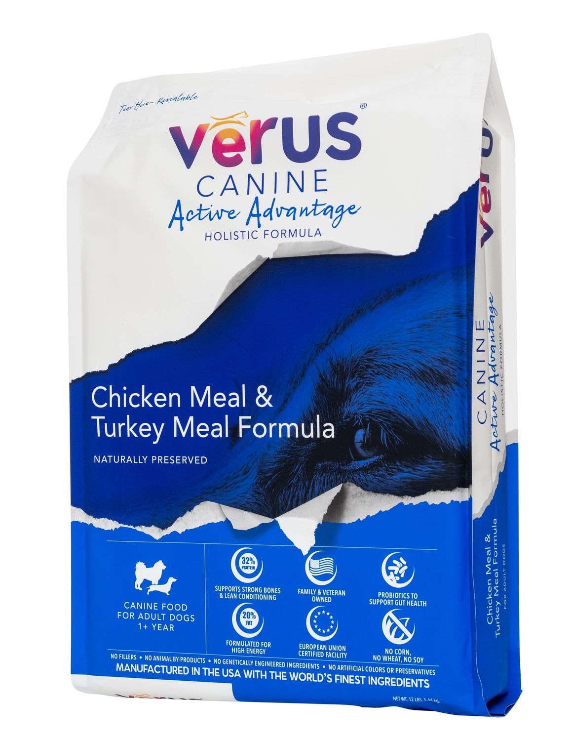 Verus Dog Active Advantage Chicken &amp; Turkey, Size: 4lb