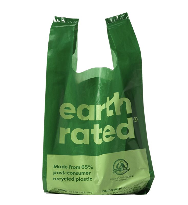 Earth Rated Dog Easy-Tie Handle 120 Poop Bags