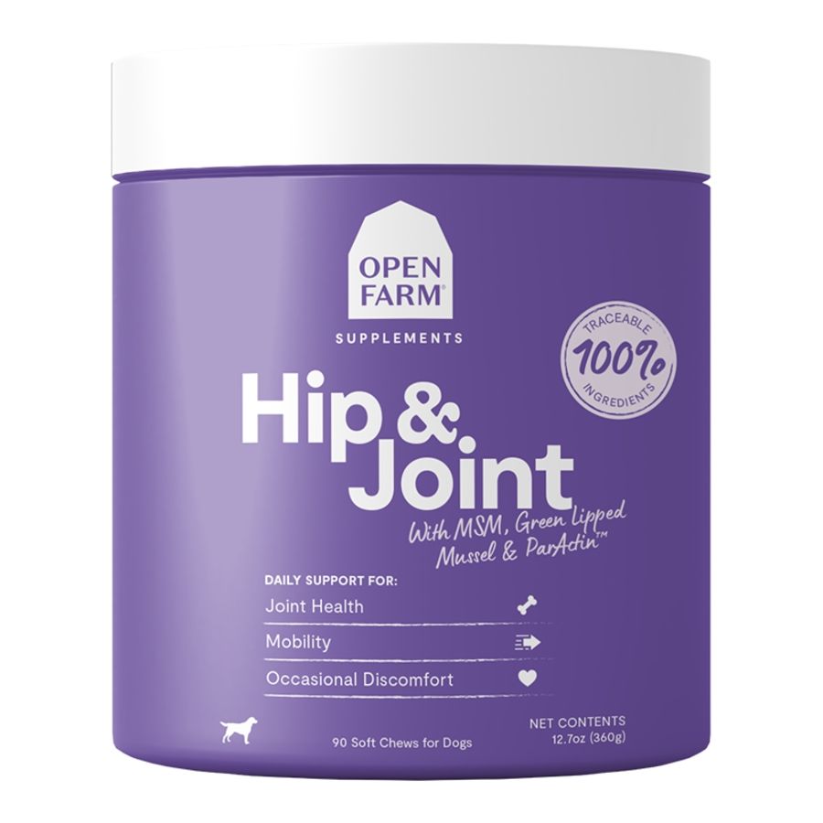 Open Farm Dog Supplement Hip &amp; Joint Treats 12.7oz