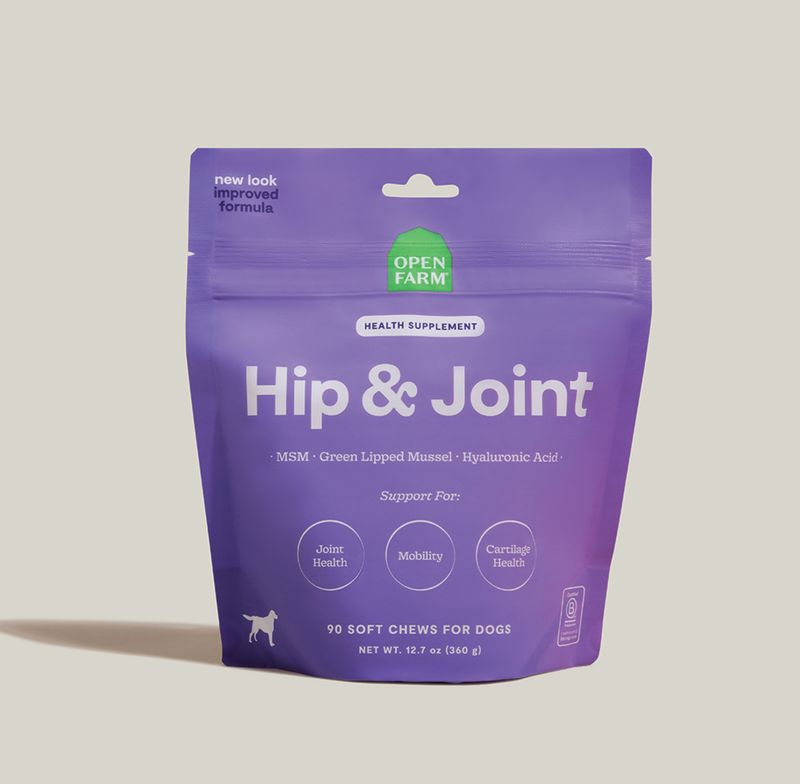 Open Farm Dog Supplement Hip &amp; Joint Treats 12.7oz