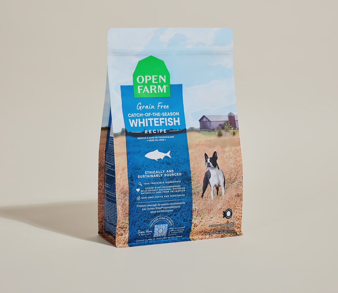 Open Farm Dog Grain Free Whitefish, Size: 4lb
