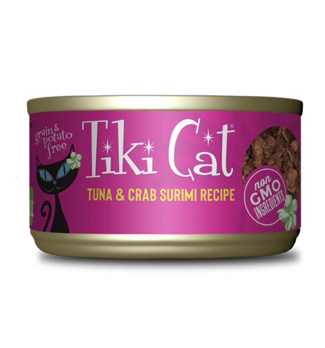 Tiki Cat Lanai Grill Tuna &amp; Crab Surimi 2.8oz