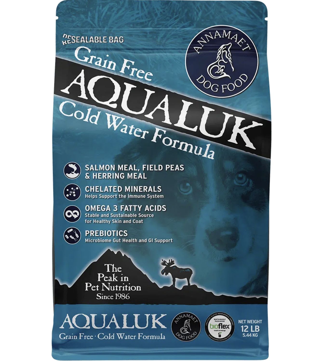 Annamaet Dog Grain Free Aqualuk, Size: 5lb
