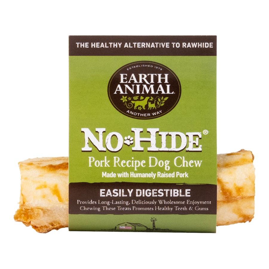 Earth Animal Dog No-Hide Chew Pork, Size: Small Single