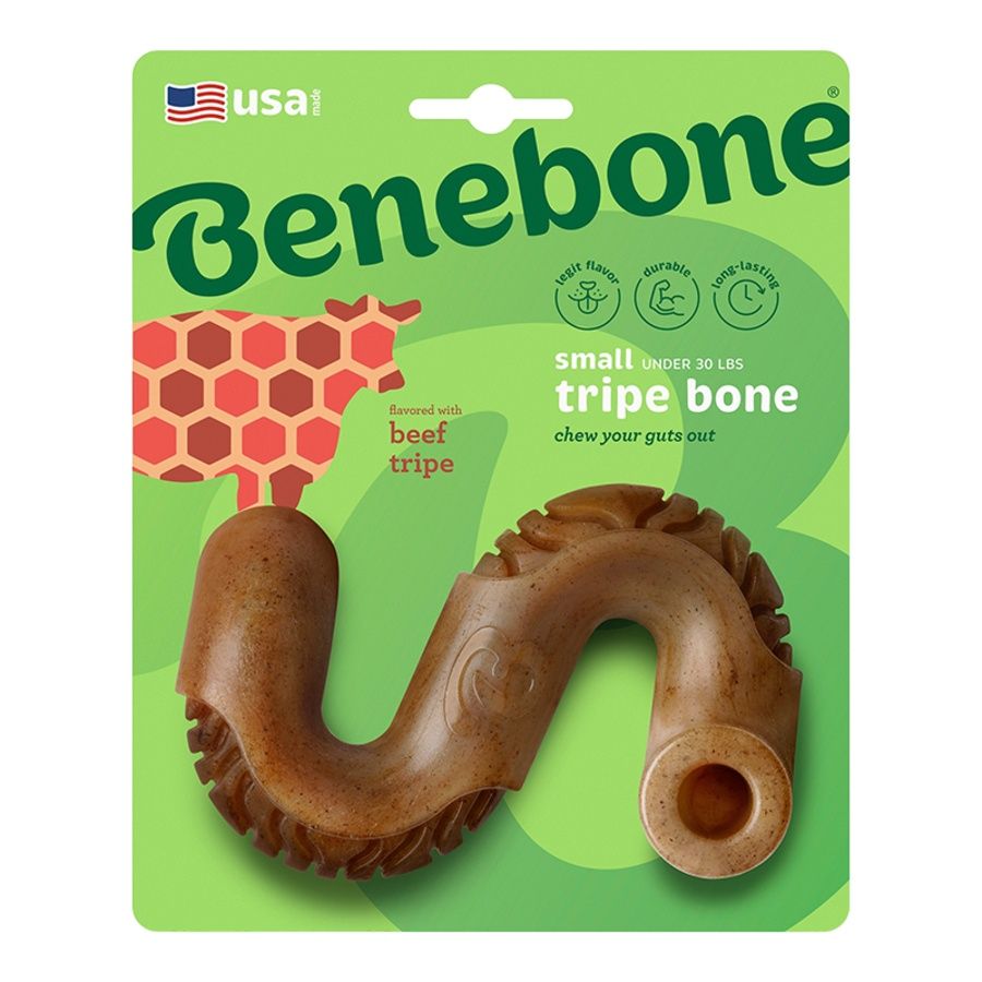 Benebone Dog Beef Tripe Bone, Size: Small